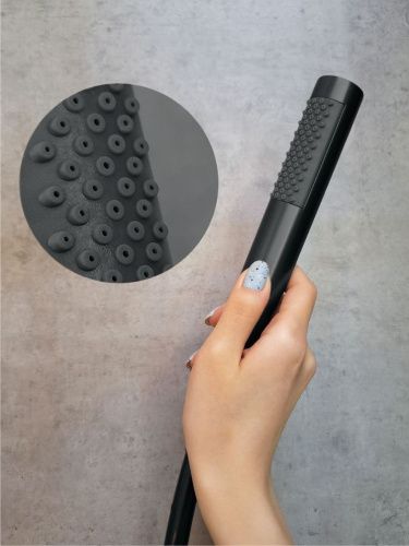 Душевая стойка AltroBagno Unione AltroBagnoUnione030209MB настенная цвет черный - фото 2