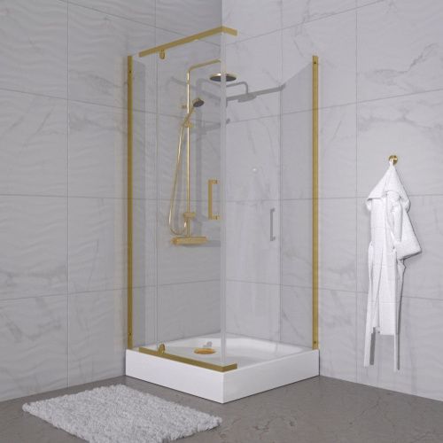 Душевой уголок Тритон Терра Щ0000073931 90х90 стекло прозрачное профиль хром с поддоном - фото 4