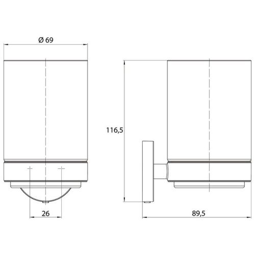 Стакан Emco Round 4320 139 00 - фото 2