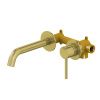 Смеситель для раковины Timo Saona 2372/17SM встраиваемый в стену золото