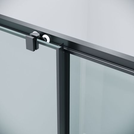 Душевая дверь Grossman Cosmo 100.K33.02.130.21.00 130х195 стекло прозрачное профиль черный