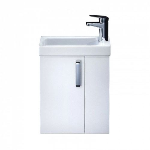 Тумба с раковиной Iddis Torr TOR40WRi95K 40х20 подвесная цвет белый - фото 3