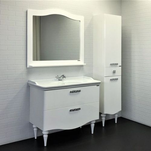 Тумба с раковиной Comforty Монако 00-00004768CF 100х50 напольная цвет белый - фото 4