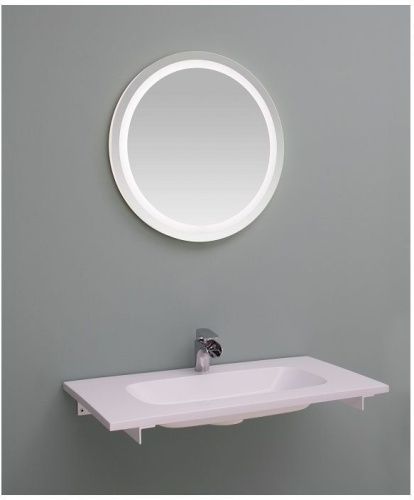 Зеркало с подсветкой De Aqua Мун MUN 401 070 70х70 подвесное - фото 2