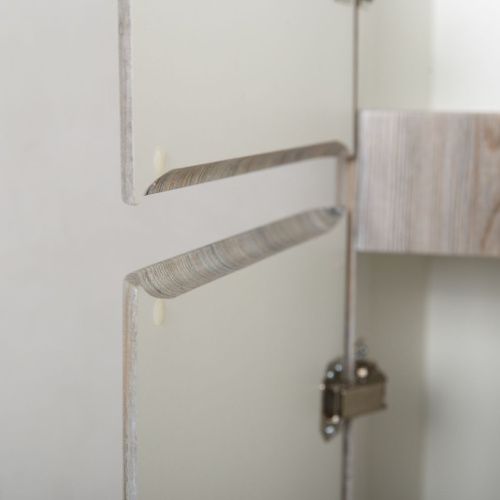 Шкаф-пенал BelBagno Albano ALBANO-1600-2A-SC-PS-P 30х160 подвесной цвет серый - фото 5