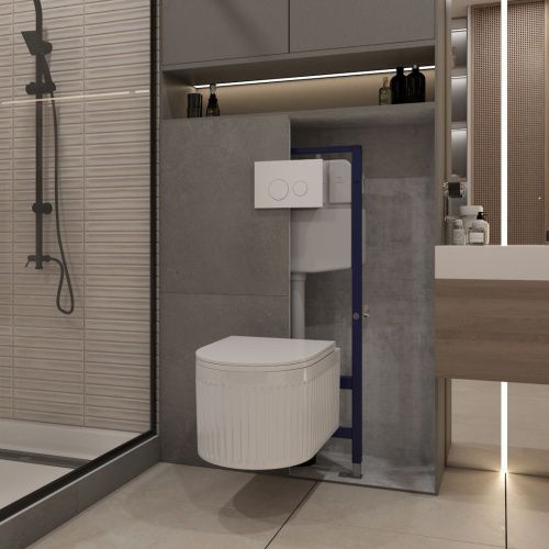 Клавиша смыва механическая Teymi Lina T70019WM цвет белый - фото 3