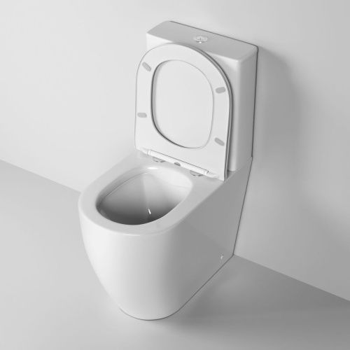 Унитаз напольный с бачком Grossman Style GR-4473S белый с сиденьем микролифт безободковый каскадный смыв - фото 4