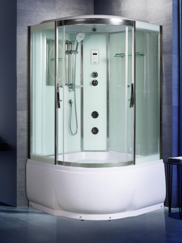 Душевой бокс WeltWasser WW500 10000003290 135х135 стекло прозрачное профиль хром - фото 3