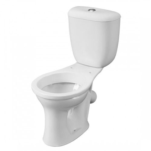 Унитаз-компакт напольный с бачком Santeri Виктория 1P3016S0000BF белый с сиденьем каскадный смыв - фото 3