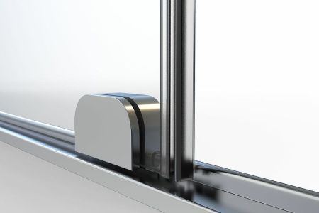 Душевой уголок Allen Brau Fantasy 3.11008.00 + 3.11011.00 140х80 стекло прозрачное профиль хром без поддона