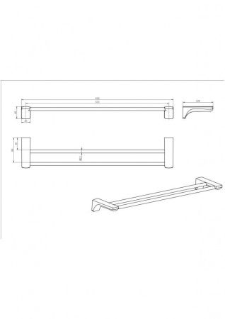 Полотенцедержатель CeramaLux Monelli 70009A