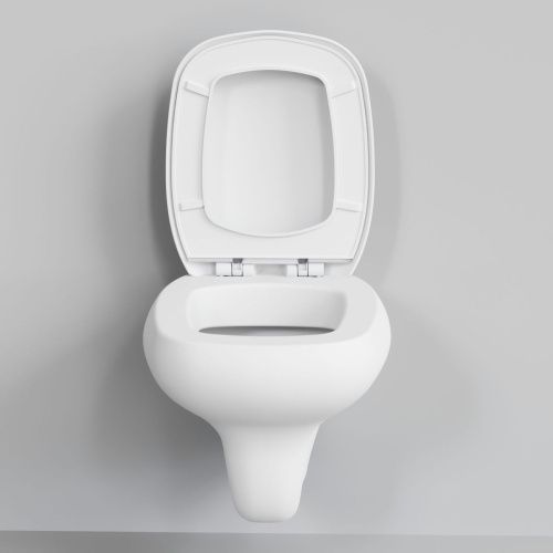 Чаша унитаза подвесная Ambassador Diamond 123T20101R цвет белый без сиденья каскадный смыв - фото 3