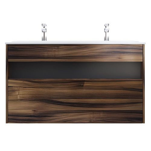 Тумба под раковину Am.Pm Func M8FFUX1201OF 120х50 подвесная цвет коричневый - фото 2