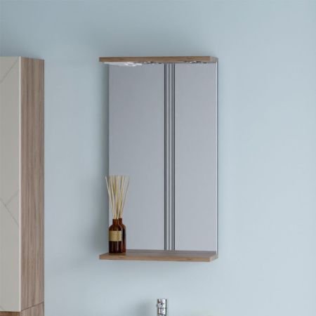 Зеркало с подсветкой Бриклаер Кристалл 4627125416811 40х70 подвесное