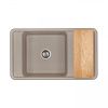 Кухонная мойка Aquaton Беллис 1A724832BS250 85х50 цвет серый