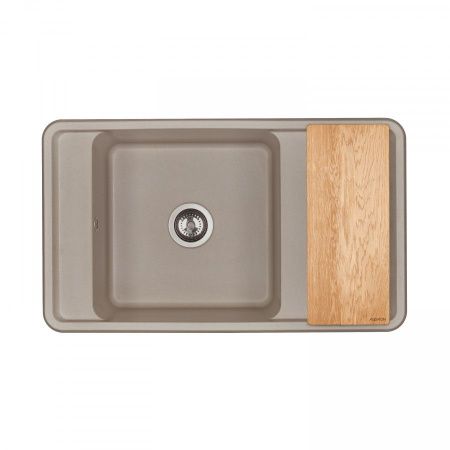 Кухонная мойка Aquaton Беллис 1A724832BS250 85х50 цвет серый