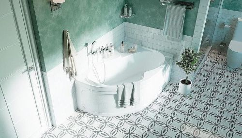 Ванна акриловая 1MarKa AURA 01ау1610п 160х105 пристенная асимметричная без каркаса - фото 3