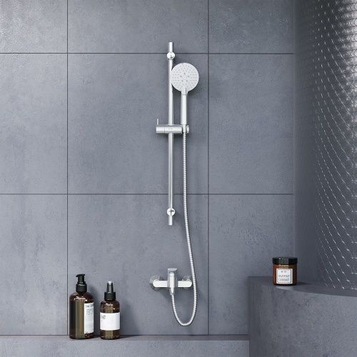 Душевой гарнитур Damixa Origin One 918100000 настенный хром/серый - фото 4