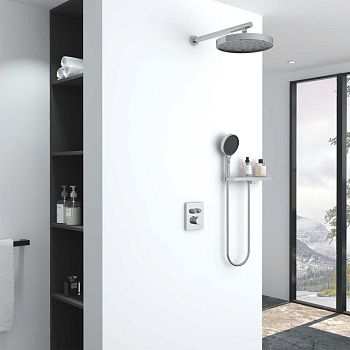 Душевая система Vincea Inspire VSFW-3I21MT2RCH встраиваемая в стену цвет хром с термостатом