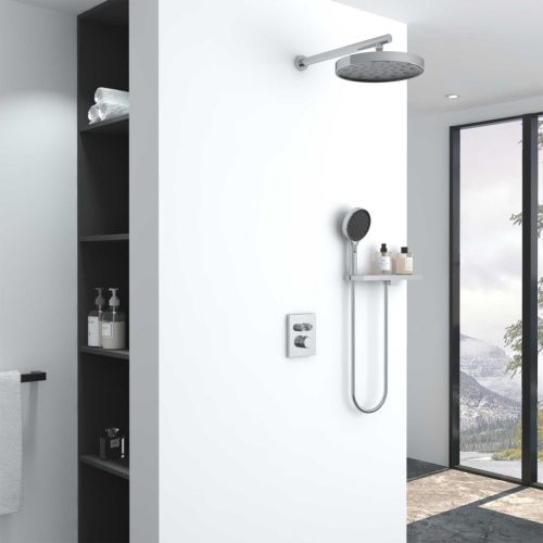 Душевая система Vincea Inspire VSFW-3I21MT2RCH встраиваемая в стену цвет хром с термостатом