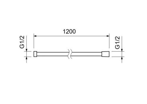 Душевой шланг Aquatek AQ2103BG золото - фото 3