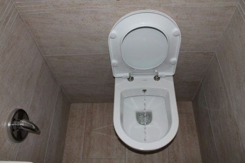 Чаша унитаза подвесная Creavit Terra TP325-00CB00E-0000 цвет белый без сиденья душевой смыв - фото 4