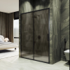 Душевая дверь Maybah Glass MGD-1542-6 120х195 стекло тонированное профиль черный