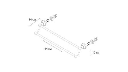 Полотенцедержатель Fixsen Bogema FX-78502