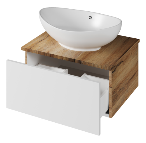 Тумба под раковину Misty Ива П-Ива-01060-951Я 60х50 подвесная - фото 4