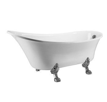 Ванна акриловая Grossman Retro GR-1002 160х70 отдельностоящая овальная с ножками