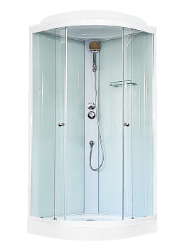 Душевая кабина Royal Bath НК RB90HK5-WT 90х90 четверть круга с крышей ориентация универсальная