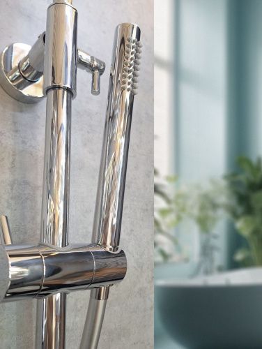 Душевая стойка AltroBagno Intento AltroBagnoIntento030420Cr настенная цвет хром - фото 5