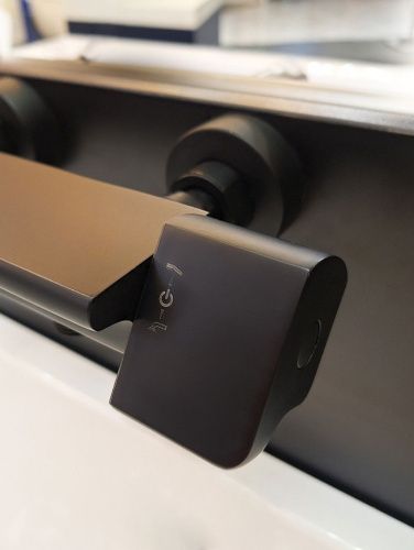 Смеситель для ванны AltroBagno Lamberto AltroBagnoLamberto0212MB настенный черный - фото 5