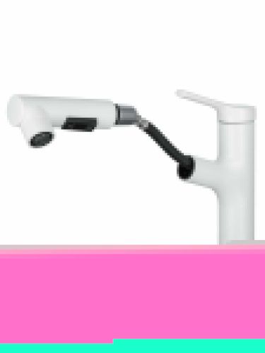 Смеситель Wonzon & Woghand WW-A40862-MW на раковину белый - фото 2