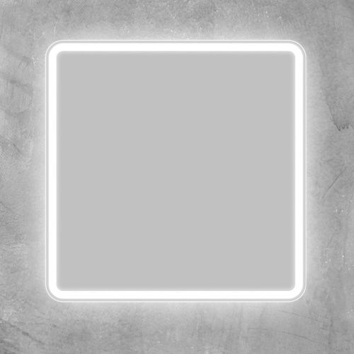 Зеркало с подсветкой BelBagno Marino SPC-MAR-800-800-LED-BTN 80х80 подвесное - фото 3