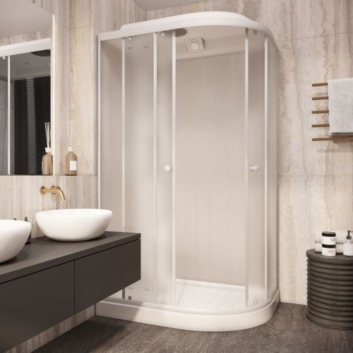 Душевая кабина Parly Effect EF1231L 120х80 асимметричная с крышей ориентация правая - фото 2