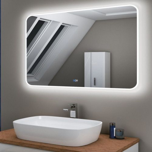 Зеркало с подсветкой и антизапотевателем Maretti Florenza FL1412080P11EL 120х80 подвесное - фото 5