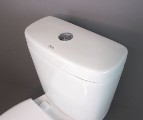 Унитаз напольный с бачком Creo Сeramique PROJECT COMBO-PR1002 белый с сиденьем с микролифт душевой смыв - фото 5