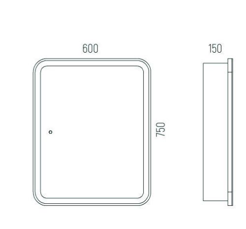 Зеркало-шкаф Corozo Алабама SD-00001388 60х80 подвесной цвет белый - фото 2