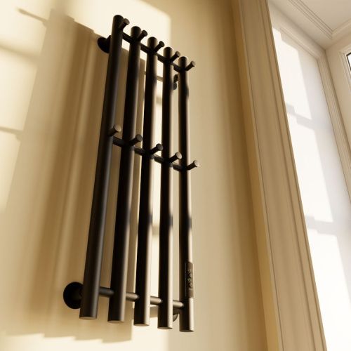 Полотенцесушитель электрический Маргроид Inaro Inaro-8024-1049-9005R 25х80 черный - фото 4