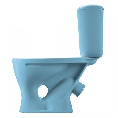 Унитаз-компакт напольный с бачком Santeri Воротынский 1P4017S0600BF голубой с сиденьем каскадный смыв - фото 4