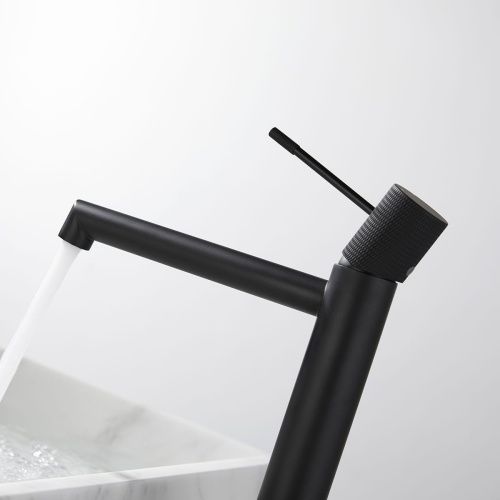 Смеситель для раковины Vincea Desire VBF-1D2MB на столешницу черный - фото 5