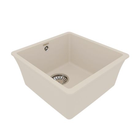 Кухонная мойка LeMark Sinara 400-u 9910066 40х40 цвет бежевый поверхность матовая