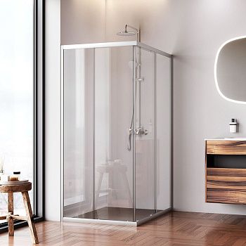 Душевой уголок Am.Pm Sunny W87G-403-12090-MT 120х90 стекло прозрачное профиль хром без поддона