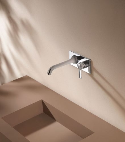 Смеситель для раковины Arrow AG4205CP встраиваемый в стену хром - фото 4