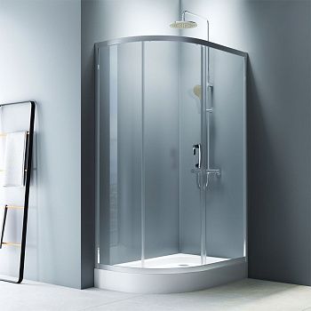 Душевой уголок Am.Pm Like W83G-302U120CT64 120х80 стекло прозрачное профиль хром без поддона