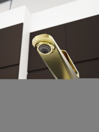 Смеситель Tokito KIN TOK-KIN-1012 на раковину золото