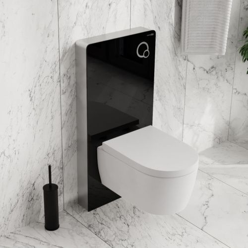 Пристенный модуль системы инсталляции для унитазов WasserKRAFT Naab 86 86TLT.040.PE.BL - фото 3