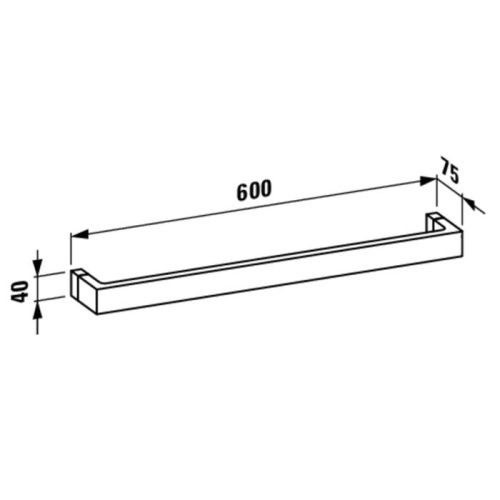 Полотенцедержатель Laufen Kartell 3.8133.2.082.000.1 - фото 2