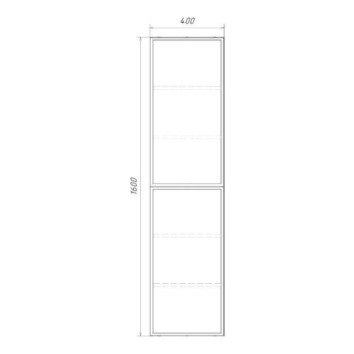 Шкаф-пенал Comforty 00-00017873CF 40х160 - фото 2